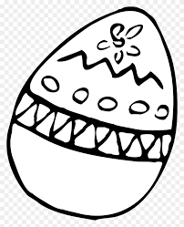Top view collection of dyed black and white easter eggs on a yellow and blue. Easter Egg Clipart Black And White Easter Egg Clipart Black And White Stunning Free Transparent Png Clipart Images Free Download