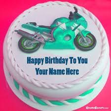Birthday Wishes With Name And Photo For Kids Happy Birthday Bike Cake Wishes For Kids Name Write Images Happy Birthday Bike Cake Wishes For Kids Na In 2020 Happy Birthday Cake Images Bike Cakes Birthday Cake Kids