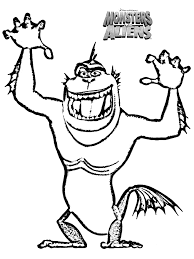 Monsters vs aliens coloring pages printable games. Monster Vs Aliens Coloring Pages Coloring Home