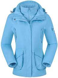The womens ski jackets adopts teflon material imported from the us, effectively obstructing the air intrusion. Women S Waterproof Ski Jacket 3 In 1 Windbreaker Coat Fleece Inner For Camel