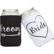 Cute Wedding Gifts Bride And Groom Novelty Can Cooler Combo Engagement Gift For Couples4 8 Wedding Day Gifts Engagement Gifts Engagement Gifts For Couples