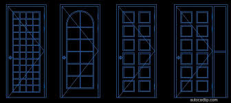 Download Door And Window Blocks Library In Autocad Drawing Autocad Window Blocks Autocad Tutorial