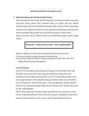 Metode kuadrat terkecil adalah metode pemisahan biaya variable dan biaya tetap dengan cara menentukan hubungan variable, tergantung dengan variable bebas dari sekumpulan data. Method Akuntansi Metode Kuadrat Terkecil Akuntansi Manajemen