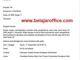Surat dinas adalah surat yang dibuat oleh sebuah instansi baik instansi swasta maupun negeri seperti sekolah, instansi pemerintahan dll. Contoh Surat Dinas Resmi Sekolah Belajar Office