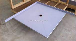 Shower bases can be ordered in many different sizes, with drains in different locations to match different circumstances. Waterproof Tile Over Tray Up To 1800 1200mm Shower Base Leak Prevention Customizable Innovative