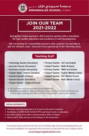 Teaching Job Openings Dubai In 2021 Teaching Jobs Job Opening Teaching