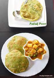 Palak Puri Spinach Puri Recipe Udupi Recipes Puri Recipes Indian Food Recipes Recipes