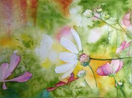 Frank Koebsch Malt Ein Fruhlingsaquarell Blumen Aquarell Aquarell Wasserfarbenblumen