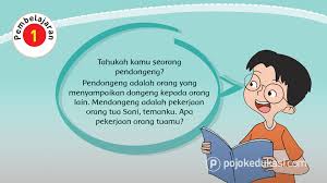 Kunci Jawaban Buku Siswa Tema 4 Berbagai Pekerjaan Kelas 4 Halaman 96 97 98 99 100 101 102 103 Subtema 3 Pembelajaran Mendongeng Buku Belajar