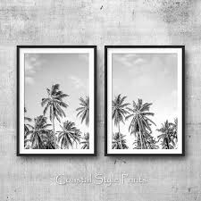 Black And White Framed Prints Australia Black And White Prints Wall Decor Palm Trees Prints Set Of 2 Coastal Black And White Wall Art Tropical Print Palms Print Prints Australia Black And White Wall Art White Wall Art Black And White Prints