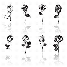 The tattoo includes a single rose which appears to be sitting amongst some leaves. Line Drawing Simple Rose Tattoo Tattoo Designs Ideas