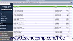 Quickbooks Pro 2017 Tutorial The Chart Of Accounts Intuit Training Lesson