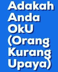 Apa susah, hoc kan ada. Oku Bumper Sticker Orang Kurang Upaya Puchong 2021