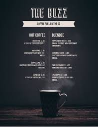 Coffee Shop Menu Templates Easy To Edit Musthavemenus Coffee Menu Design Menu Design Template Bold Coffee