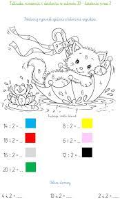 Tabliczka mnożenia do druku w dwóch kolorach! Blog Edukacyjny Dla Dzieci Tabliczka Mnozenia I Dzielenia W Zakresie 30 Dzielenie Przez 2 Math Coloring Math For Kids Kindergarten Math Worksheets