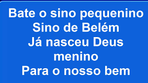 Bate o sino, papai noel, noite. Bate O Sino Pequenino Intro Letra Youtube