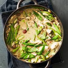 Huhnerfrikassee Mit Spargel Rezept Essen Und Trinken