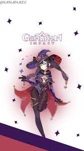 Genshin Impact Mona Wallpaper Android Japanese Poster Design Android Wallpaper Drawing Reference
