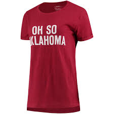 Oklahoma Sooners Pressbox Womens Oh So Boyfriend Rolled