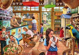 With Adorable Puppies And Cute Kittens This Amazing Jigsaw Puzzle Is An Animal Lovers Dream Come True Pet Shop Pet Shop Wooden Jigsaw Puzzles Jigsaw Puzzles