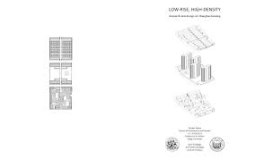 Low Rise High Density Research And Design On Shanghai Housing By Alice Pontiggia Issuu