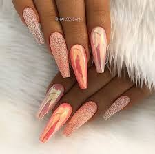 32 Fall Nails Colors Acrylic Coffin That Will Motivate You Coffin Nails Long Coffin Nails Designs Trendy Nails