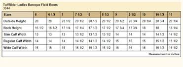 Tuffrider Size Charts Sandbox Glt Site