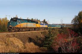 Via 6400 Via Rail Emd F40ph 3 At Bathurst New Brunswick Canada By Roger Lalonde Via Rail New Brunswick Bathurst
