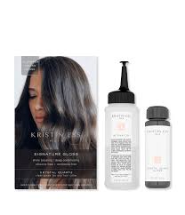 If you want to improve the condition and shine of your hair without changing the color, opt for a clear gloss treatment. Signature Hair Gloss Crystal Quartz Kristin Ess Hair
