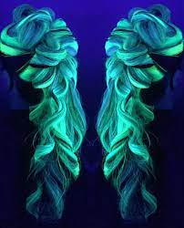 Epoxy resins, pigments and moulds for resin art, jewellery, river tables etc. Now Your Rainbow Hair Can Glow In The Dark Under Black Light Bored Panda