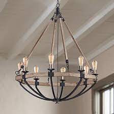 It's sure to shine in any room in your home, whether it's used to greet guests in the entryway or lend a light over the dining room table. Farmhouse Entryway Chandeliers Lamps Plus