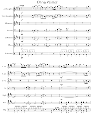 Ecouter on va s'aimer de gilbert montagné sur la radio. On Va S Aimer Sheet Music For Trumpet In B Flat Trombone Drum Group Saxophone Alto More Instruments Mixed Ensemble Musescore Com