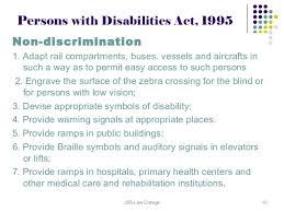 Person With Disability Act 1995