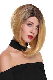 Love my new darker highlights. Quality Women S Wig Lace Front Monofilament Parting Short Sleek Long Bob Ombre Dark Brown Blonde