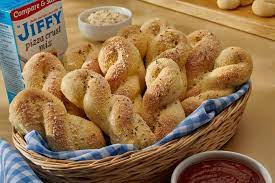 Crazee Bread Sticks Jiffy Mix Recipe Jiffy Recipes Pizza Crust Mix Recipe Pizza Dough Mix