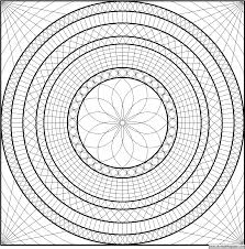 This is a coloured page from my fifth adult colouring book, through the kaleidoscope. Geometric Coloring Pages Mandala Coloring Pages Doodle Kaleidoscope Adult Coloring Pages Full Size Png Download Seekpng