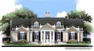 Ranch style homes are generally one story low pitched homes with large picture front windows and sliding glass doors which open to the patio in the back. Waterford Place Retirement House Plan Ranch Floor Plan Archival Designs