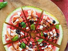 pizza pasteque rezept lebensmittel essen wassermelone essen
