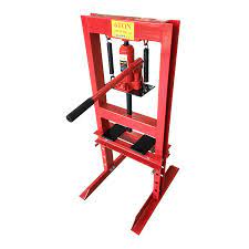 油圧プレス 6トン メーター無 門型 油圧プレス機 6t 赤 レッド 鉄板 歪み修正 シャフト曲げ ブッシュベアリング 脱着 WEIMALL  :AT019SP06R:W-CLASS - 通販 - Yahoo!ショッピング