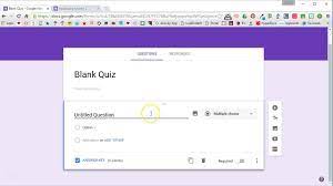 At the top under start a new form, click blank quiz. Using Images As Answer Choices In A Google Forms Quiz Youtube