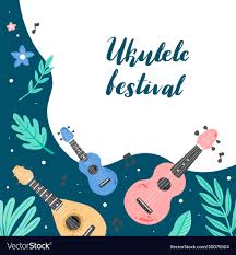 Ukulele Music Festival Poster Template Royalty Free Vector