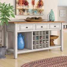 Fortville Wood Wine Rack Buffet Table In 2020 Wood Wine Racks Wood Sideboard Sideboard