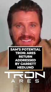 Sam's potential #TronAres return addressed by Garrett Hedlund. 🟥 #Tron,  #Tron #Tron2 #Tron3 #TronLegacy #TronAres #Disney #JaredLeto #JeffBridges