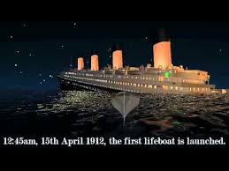 sinking of the titanic (based on 2012