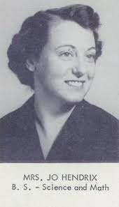 Dr Frances Josephine “Jo” Felts Hendrix (1932-2012)