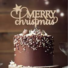 Christmas decorations used to be put up on christmas eve and not before. Merry Christmas Star Cake Toppers Christmas Cake Topper Decorarions