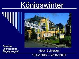 Haus schlesien j je výbornou voľbou pre cestovateľov, ktorí plánujú návštevu koenigswinter. Konigswinter Haus Schlesien Seminar Schlesische Begegnungen Ppt Herunterladen