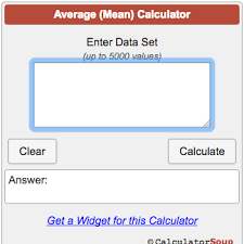 Average Calculator Mean