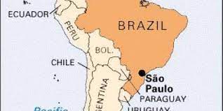 The city of são paulo registered the first case of the pandemic in brazil. Sao Paulo World Map Sao Paulo Brasilien Weltkarte Brasilien