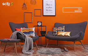 Goldfish 7973 Painted Living Room With Dark Brown Chairs In Front And Some Cushions That Match The W Living Room Paint Wall Paint Colors House Paint Exterior